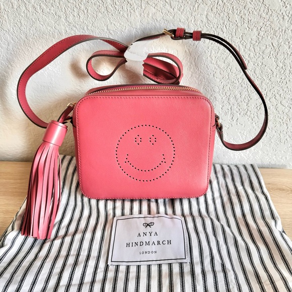 ☀️NEW☀️Anya Hindmarch Smiley Crossbody Bag - Picture 3 of 10
